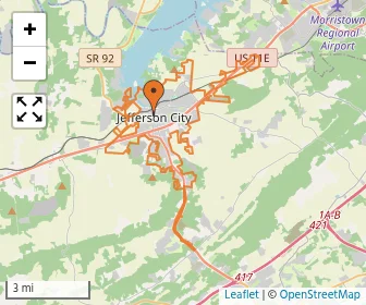 Area schools map